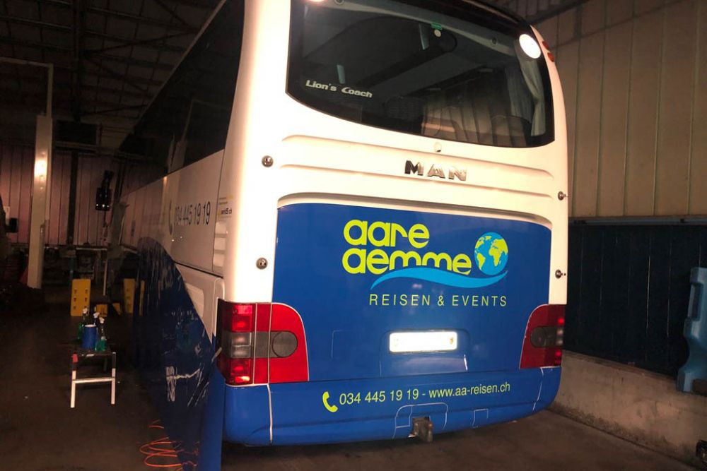 Beschriften Man Bus Reisecar Aare Aemme Reisen Events 13