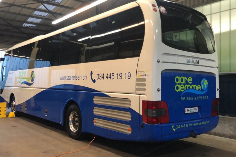 Beschriften Man Bus Reisecar Aare Aemme Reisen Events 14
