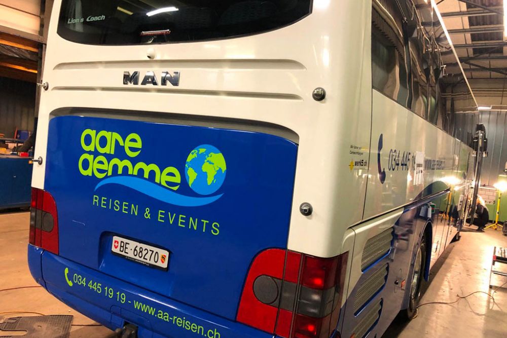 Beschriften Man Bus Reisecar Aare Aemme Reisen Events 16
