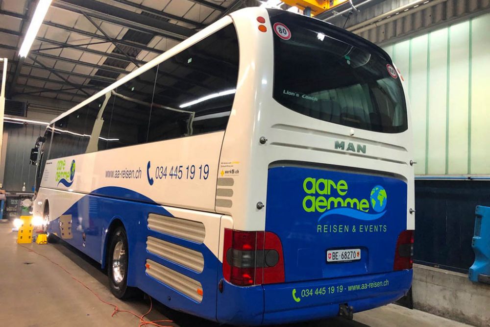 Beschriften Man Bus Reisecar Aare Aemme Reisen Events 19