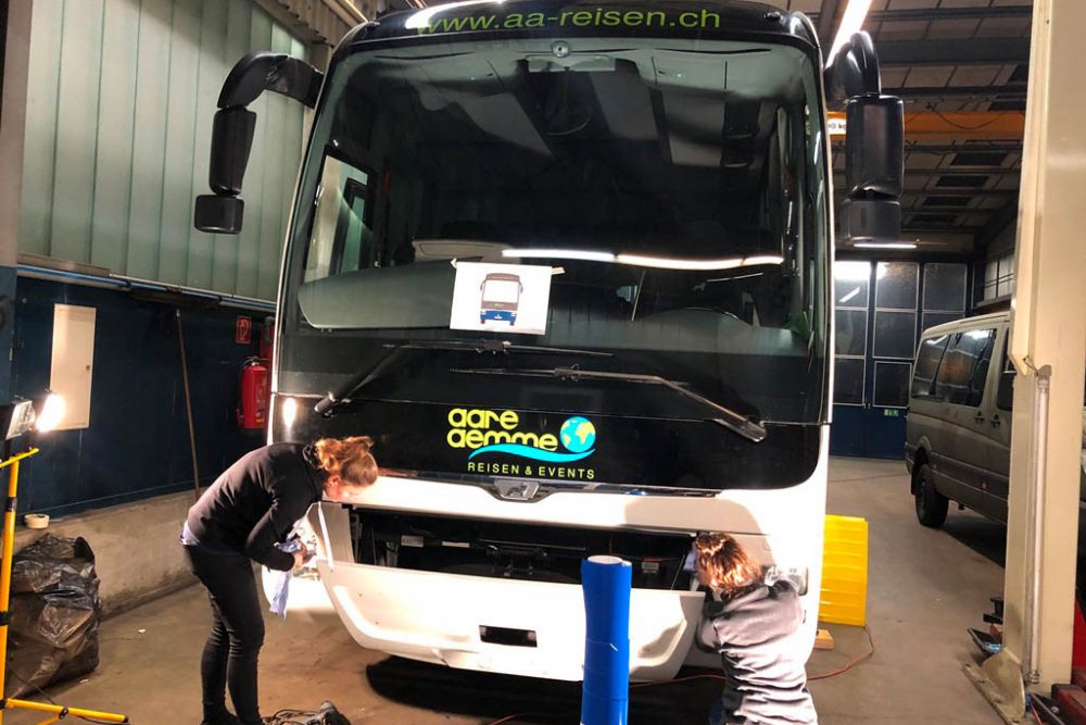 Beschriften Man Bus Reisecar Aare Aemme Reisen Events 23