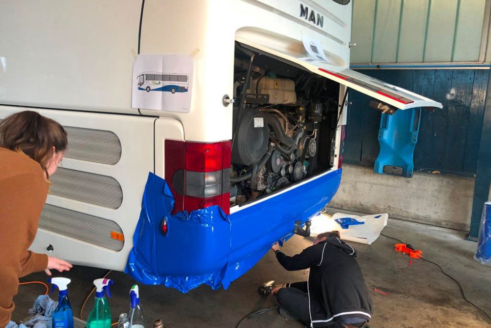 Beschriften Man Bus Reisecar Aare Aemme Reisen Events 8