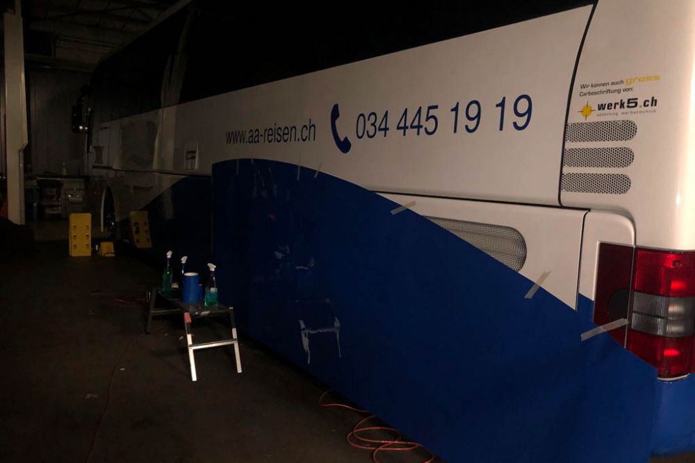 Beschriften Man Bus Reisecar Aare Aemme Reisen Events 9
