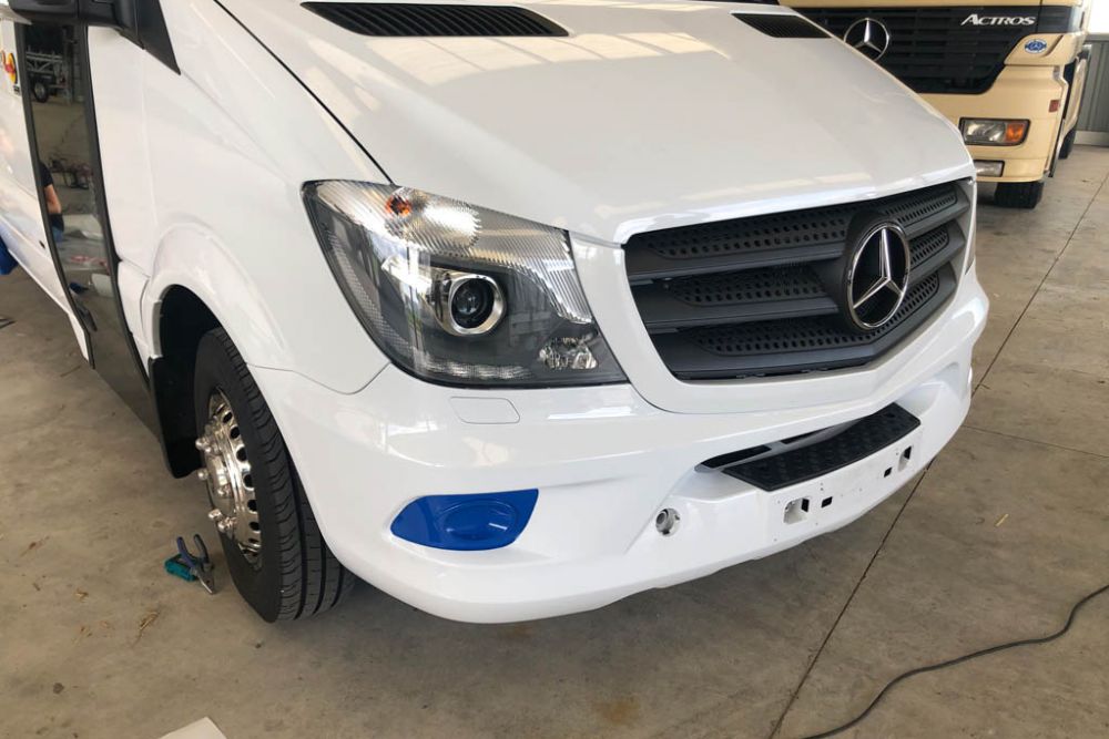 Beschriften Merc Sprinter Kleinbus Aare Aemme Reisen Events 2
