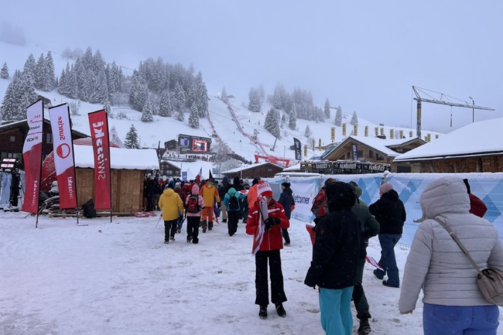 FIS Weltcuprennen Adelboden Chuenisbärgli 07.01.2024