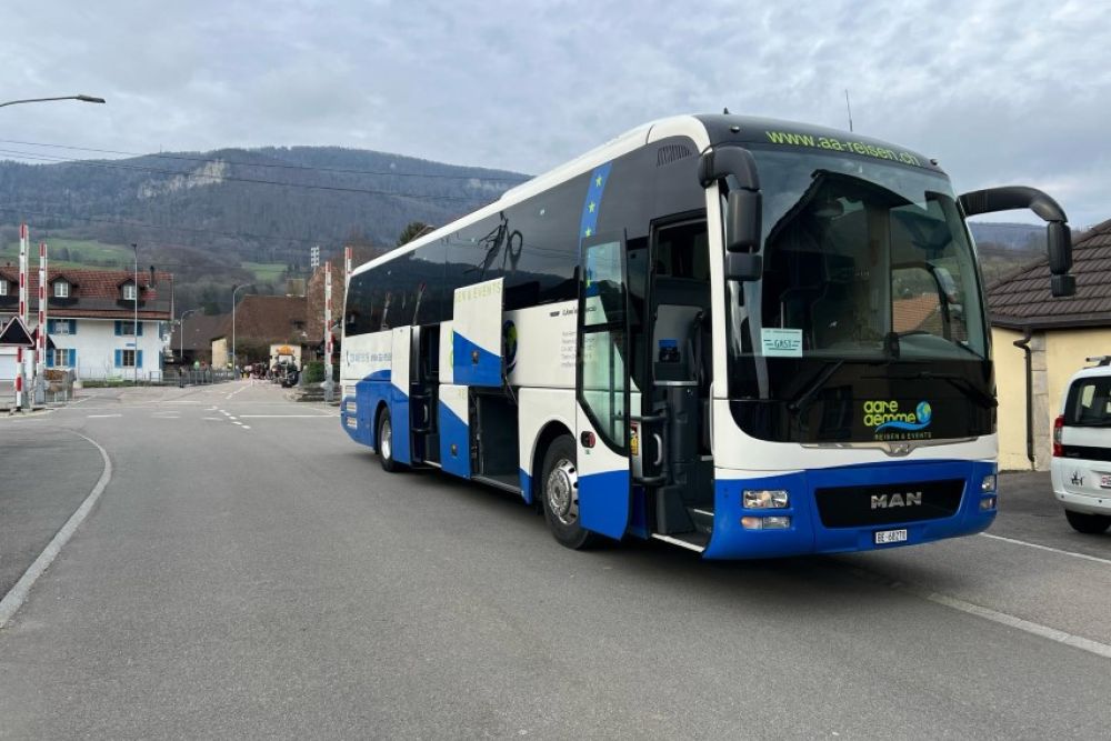 Guggenschränzer Recherwil zu Besuch in Oberbipp 18.02.2024